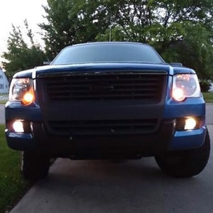 47.99 Winjet Halo Projector Fog Lights Ford Expedition (1999-2002) Clear - Redline360