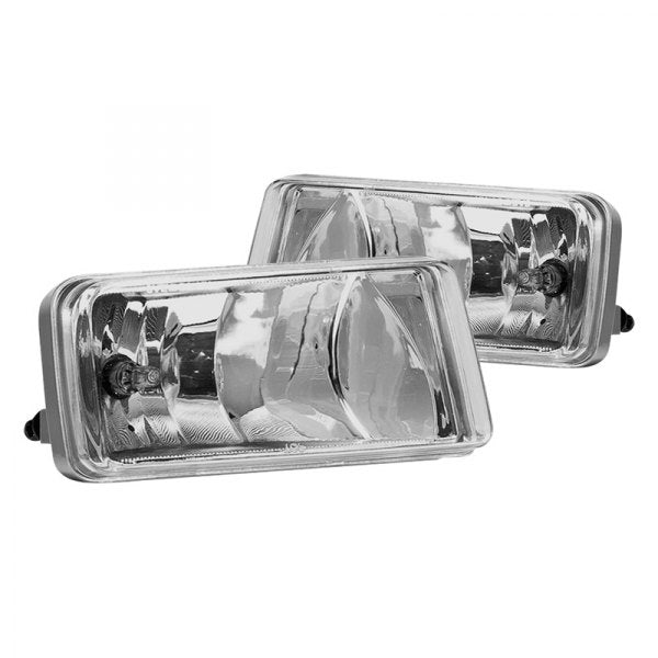 31.89 Winjet Halo Projector Fog Lights Chevy Silverado / Suburban (2007-2015) Clear - Redline360