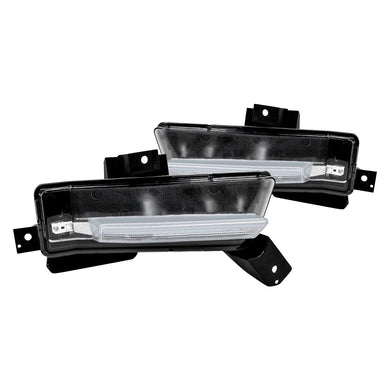 Winjet DRL Fog Lights Chevy Camaro (2016-2017) Clear Lens