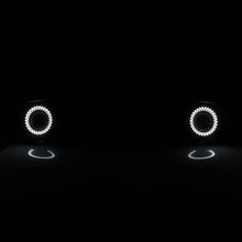 Load image into Gallery viewer, Winjet Halo Style Upper Grill Ford Mustang S550 (15-17) White Or RGB DRL Ring &amp; Optional Fog Lights CGRNG0613 - White Halo Ring DRL Alternate Image
