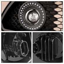 Load image into Gallery viewer, Winjet Halo Style Upper Grill Ford Mustang S550 (15-17) White Or RGB DRL Ring &amp; Optional Fog Lights CGRNG0613 - White Halo Ring DRL Alternate Image