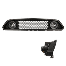 Load image into Gallery viewer, Winjet Halo Style Upper Grill Ford Mustang S550 (15-17) White Or RGB DRL Ring &amp; Optional Fog Lights CGRNG0613 - White Halo Ring DRL Alternate Image