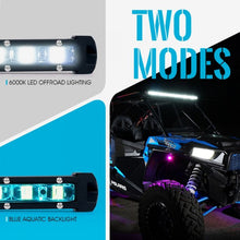 Load image into Gallery viewer, Xprite C6 Series Single Row LED Spot Light Bar with Blue Back Light - 80" 30W Alternate Image