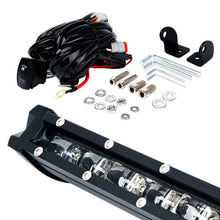 Load image into Gallery viewer, Xprite C6 Series Single Row LED Spot Light Bar with Blue Back Light - 80" 30W Alternate Image