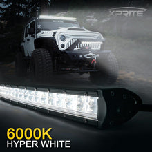 Load image into Gallery viewer, 107.99 Xprite Sunrise Series Dual Row Flood Beam LED Light Bar with Amber Backlight - Redline360 Alternate Image