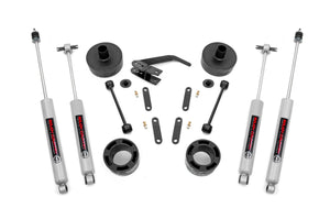 Rough Country Lift Kit Jeep Wrangler JK 2WD/4WD (07-18) 2.5" Suspension Lift Kit w/ Shocks