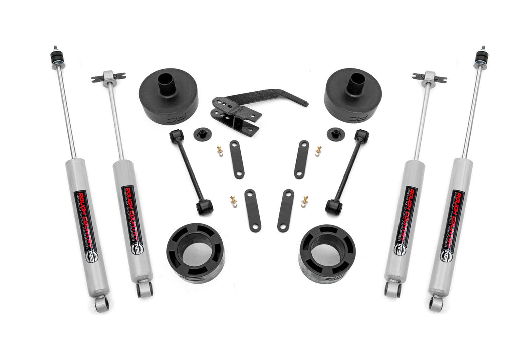 Rough Country Lift Kit Jeep Wrangler JK 2WD/4WD (07-18) 2.5