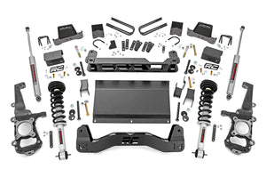 Rough Country Lift Kit Ford F150 4WD (21-22) 6" Suspension Lift Kits w/ Struts & Shocks