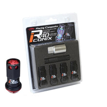 Load image into Gallery viewer, Project Kics Lock Nuts Set [R40 Iconix Racing Composite - Optional Finish &amp; Caps] 12X1.5 or 12X1.25 - Plastic Cap / M12X1.50 / Black / Black Cap Alternate Image